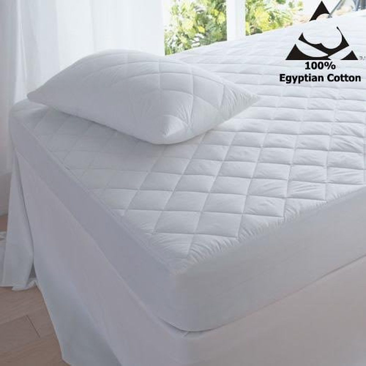 EXTRA DEEP 12 INCH 30 CM MICROFIBER QUILTED MATTRESS PROTECTOR FITTED COVER 