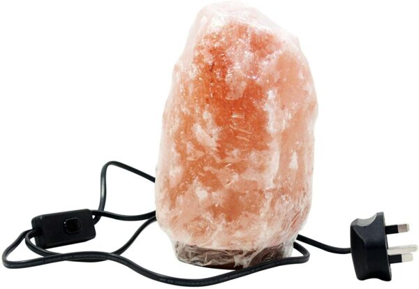 Original Himalayan Pink Crystal Rock Salt Lamp - Large 3-4 KG Bedside Mood Lamps Premium Quality for Good Health Natural 3