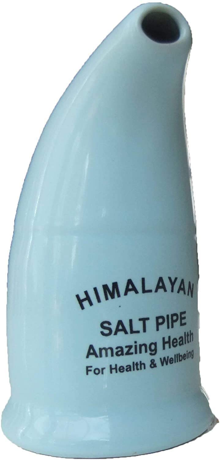 Salt Inhaler Pipe + 100% Pure Himalayan Pink Salt Refill 50 Grams1