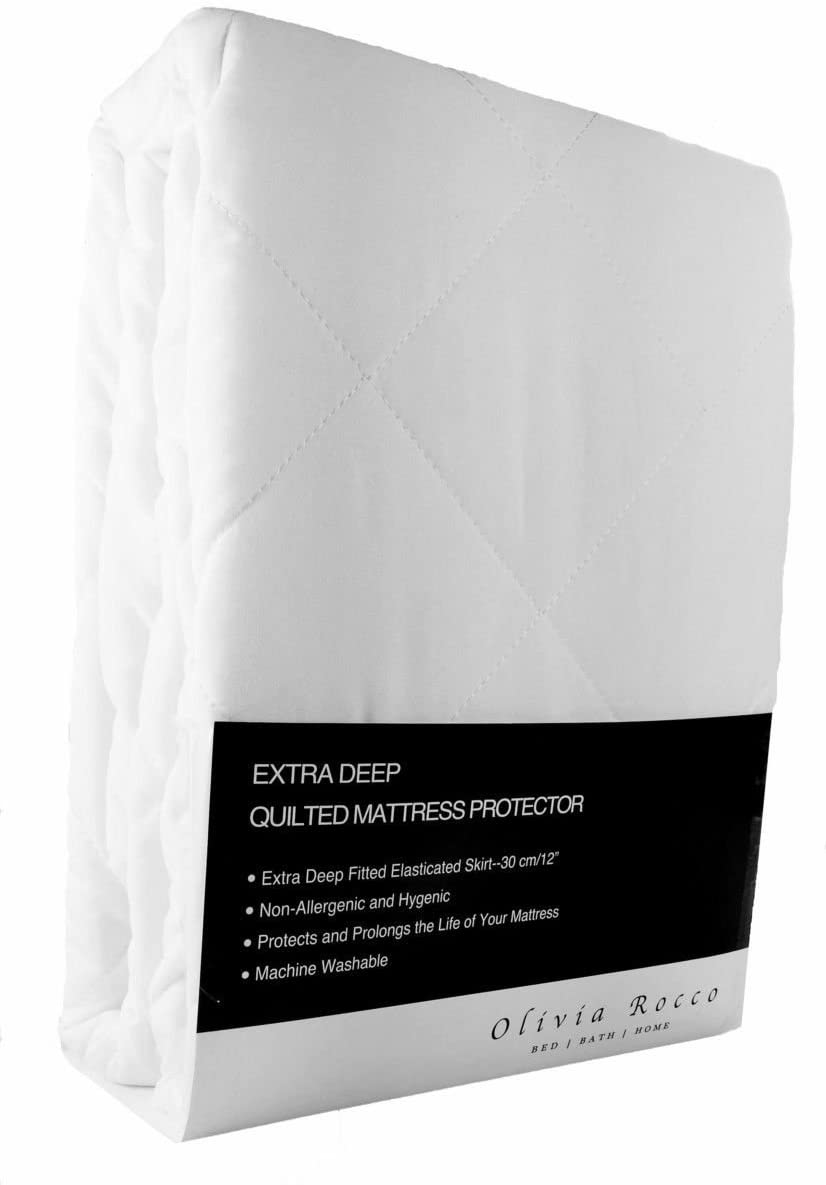 Luxury Extra-Deep Fitted Quilted MATTRESS PROTECTOR1